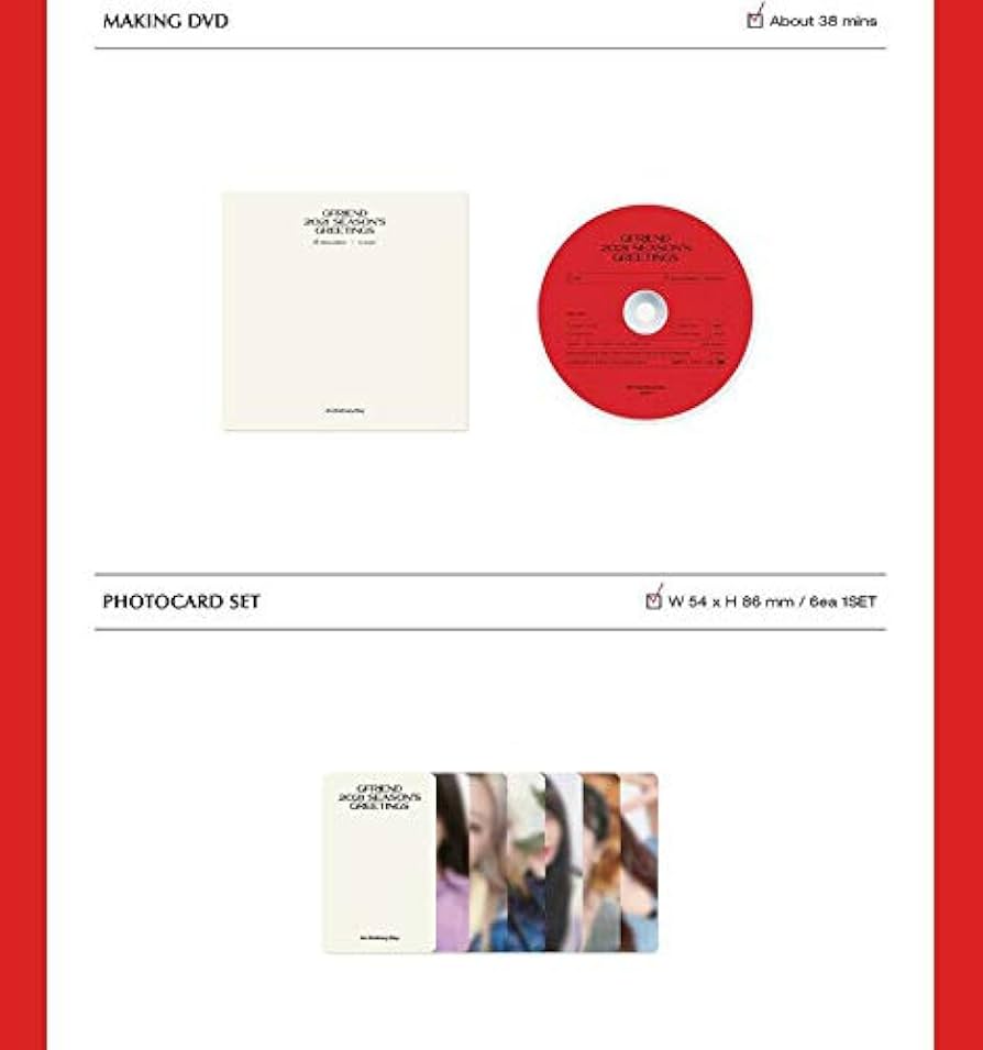 Amazon.com: KAKAO M GFRIEND - 2021 Season's Greetings+Extra